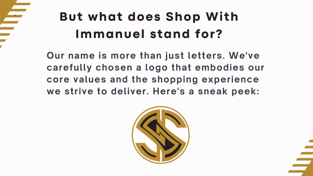 What Shop With Immanuel stand for
